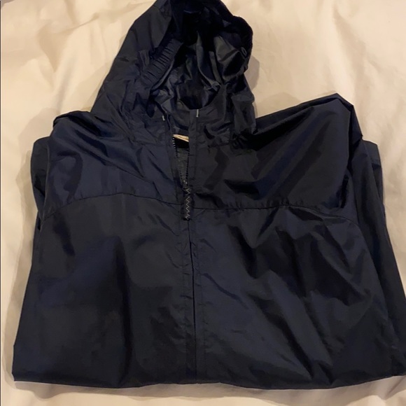 Land’s End Navy Blue Rain Coat - Picture 1 of 7